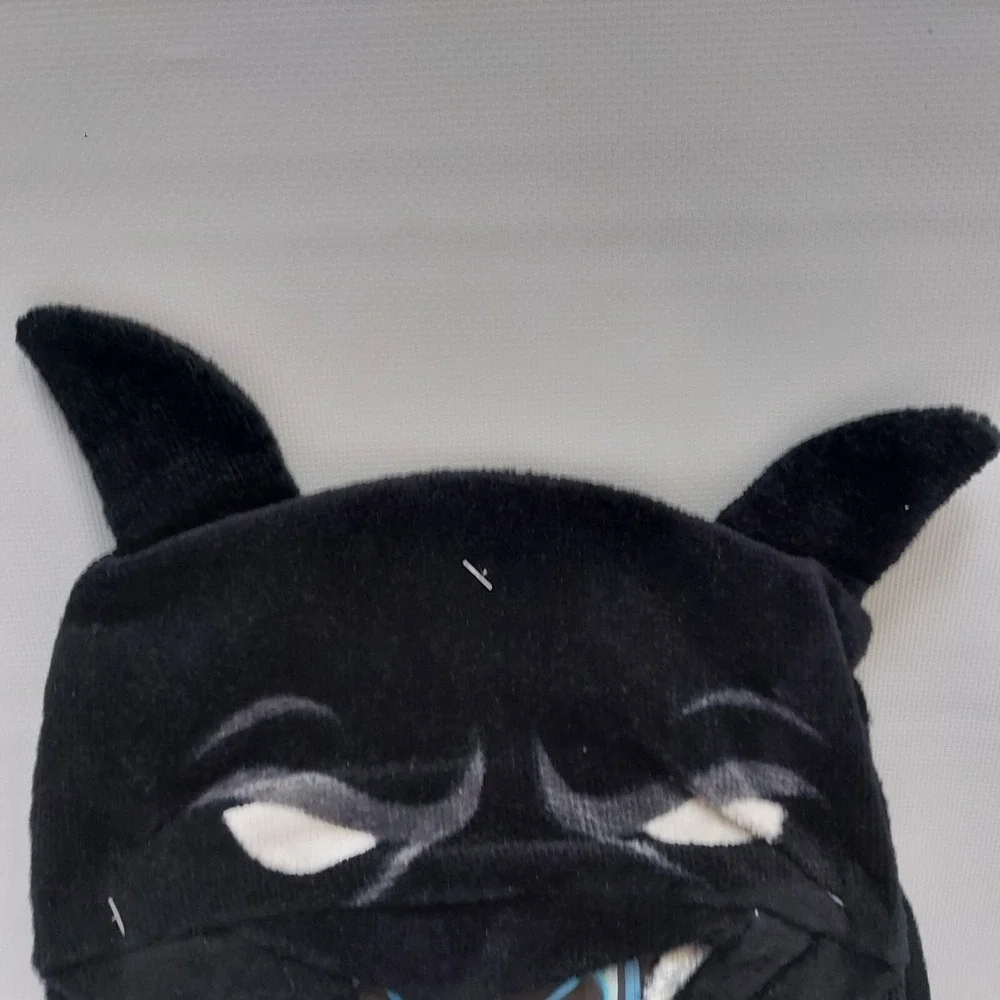 Batman Kids Hooded Towel Wrap 24x50 Black Streetwear Superhero Character Cape